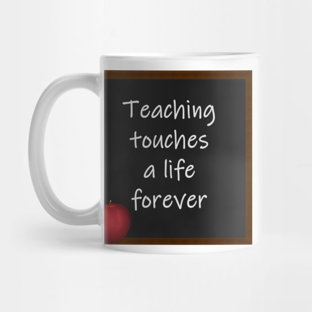 TEACHING TOUCHE A LIFE FOREVER CHALKBOARD W/ APPLE by Roly Poly Roundabout